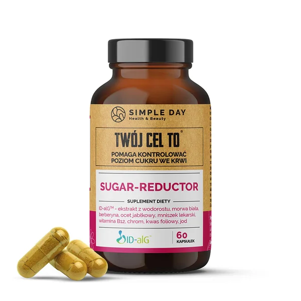 Sugar-Reductor Kapseln für Blutzuckerkontrolle und Gewichtsverlust mit ID-alG™, Berberin und natürlichen Inhaltsstoffen