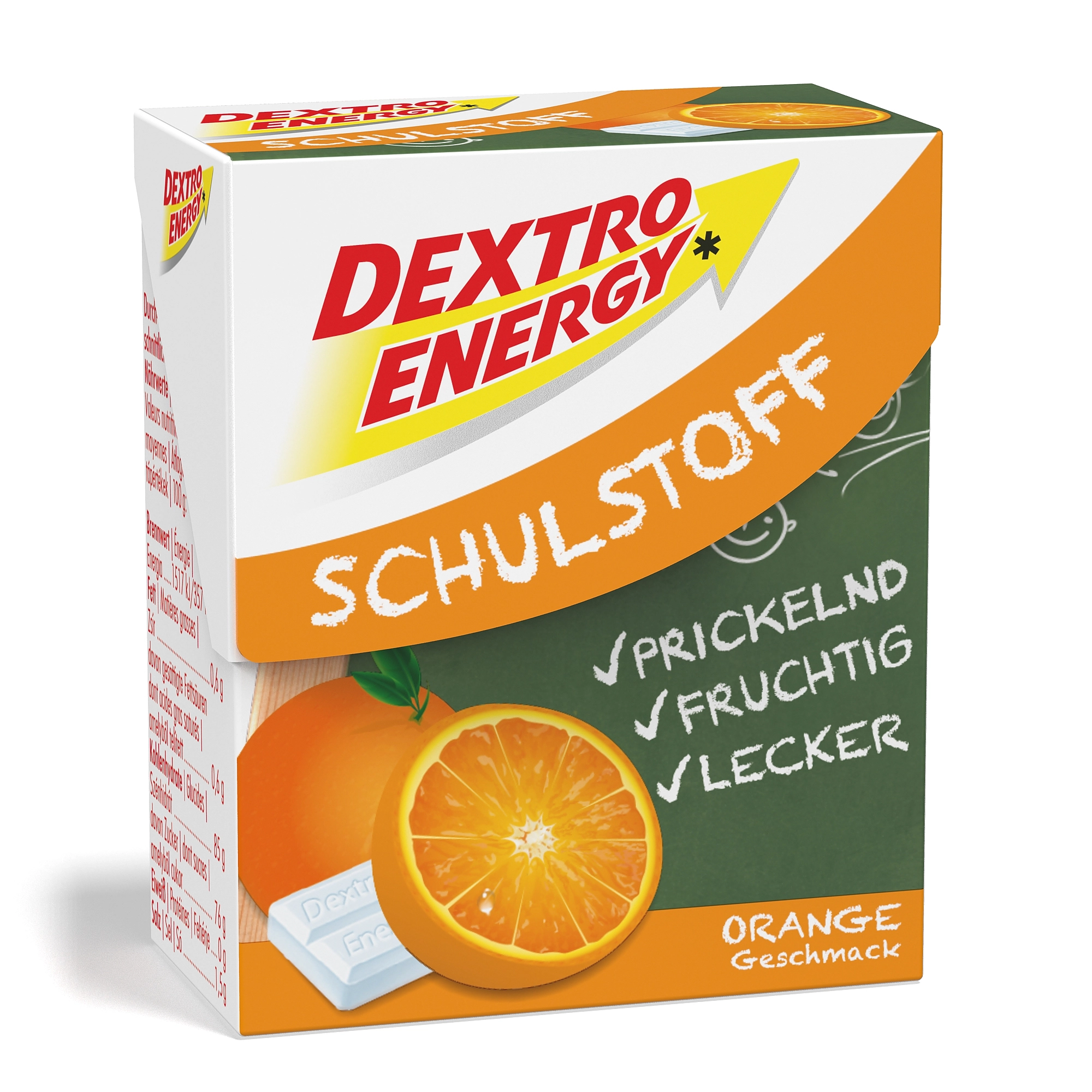 12er-Pack DEXTRO ENERGY Minis mit Orangengeschmack, 50g (33 Tabletten) – Bild 2