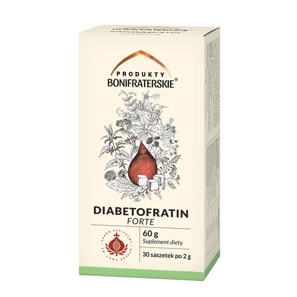 Diabetofratin Forte Kräutertee für die Blutzuckerregulation, 30 Teebeutel für eine natürliche Unterstützung des Blutzuckerspiegels