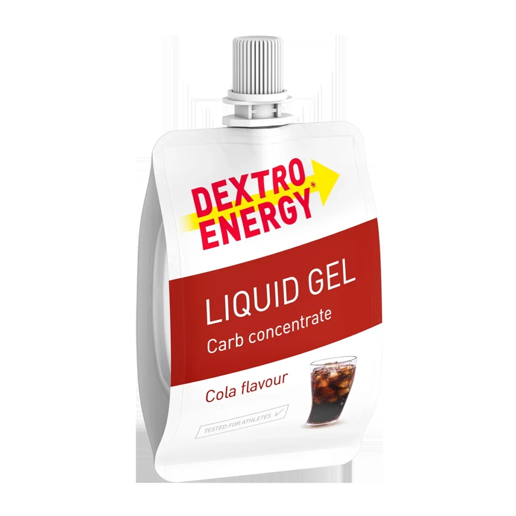 Dextro Energy Gel mit Cola-Geschmack und Guarana für mehr Energie im Ausdauersport