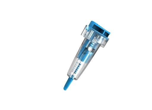 Einwegnadel H+ 21G für die Blutentnahme zur Glukosemessung, sicher, steril, ergonomisch, 200 Stück