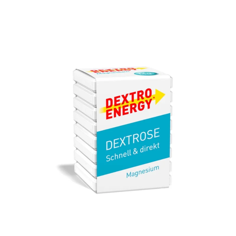 Dextro Energy Glukosetabletten mit Magnesiumzusatz – schnelle Energie und Magnesiumversorgung in praktischen Tabletten für unterwegs