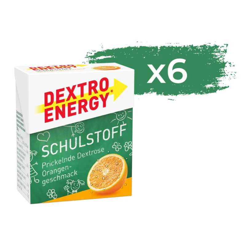 Dextro Energy Minis Orangen-Geschmack – Glukose in praktischen Tabletten für schnelle Energiezufuhr, ideal für unterwegs und bei erhöhtem Energiebedarf