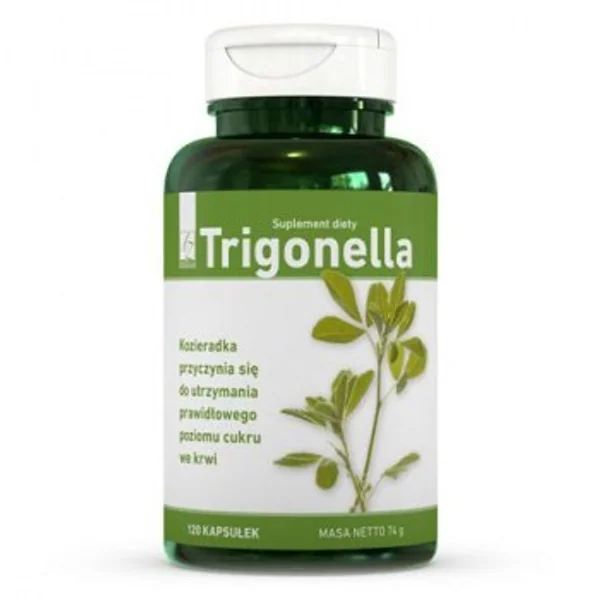Trigonella Kapseln mit Bockshornkleesamen, Nahrungsergänzungsmittel zur Unterstützung des Blutzuckerspiegels und der Verdauung