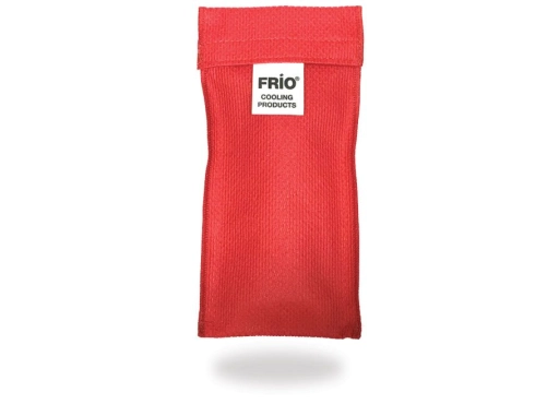 FRIO Kühltasche Doppel Farbe Rot – schützt Insulin vor Hitze, ideal für Diabetiker, benötigt keinen Strom oder Batterien