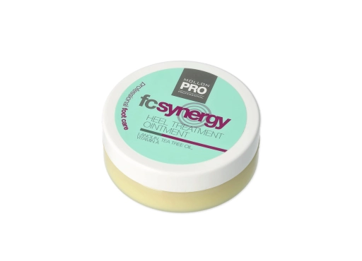 Reparierende Fersensalbe zur Pflege von rissiger und verhornter Haut, enthält Teebaumöl und Lanolin für bessere Heilung und Schutz