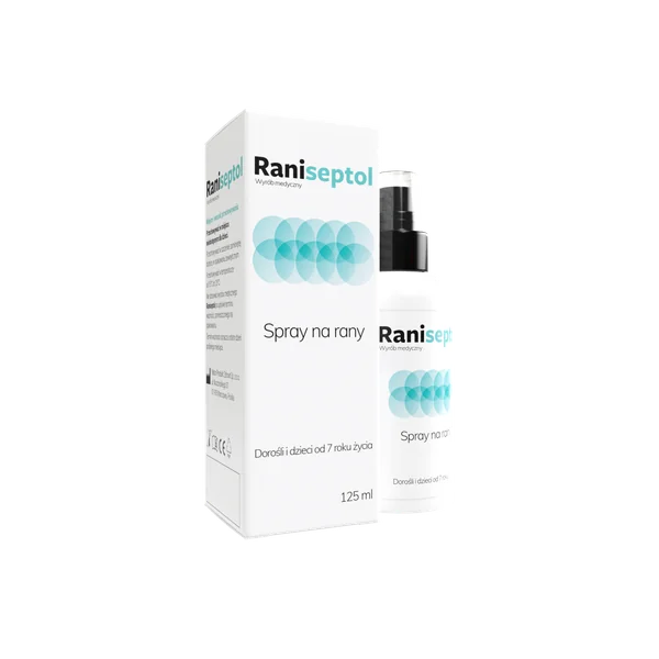 Raniseptol Wundspray mit nanosilber zur Förderung der Hautregeneration und antibakteriellen Schutz bei Wunden und Hautverletzungen