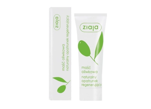 Ziaja Olivencreme regeneriert und pflegt trockene, empfindliche Haut, ideal für Lippen, Hände, Ellbogen, Knie und Fersen
