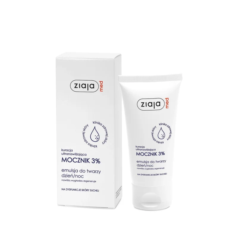 Feuchtigkeitsspendende Urea-Creme für empfindliche Haut, ideal zur täglichen Pflege und als Make-up-Grundlage für trockene Haut