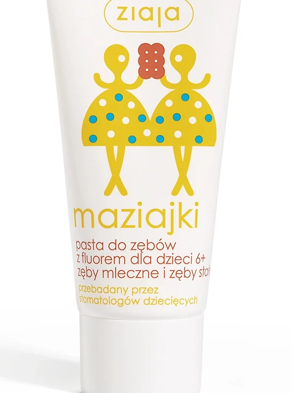 Zahnpasta für Kinder mit Keks-Vanille-Geschmack, enthält Fluor und schützt vor Karies. Ideal für Kinder ab 6 Jahren