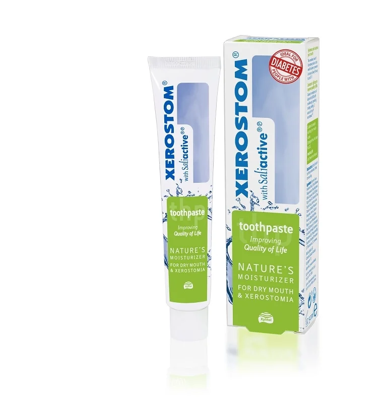 XEROSTOM Zahnpasta gegen Mundtrockenheit mit Xylit und Fluorid – schützt vor Karies und befeuchtet die Mundschleimhaut