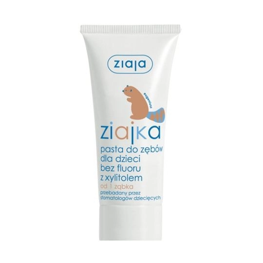 Ziaja Zahnpasta für Kinder mit Xylit in einer kindgerechten Verpackung, sicher und effektiv für die Zahnpflege von Kleinkindern