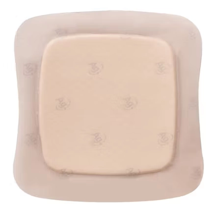 Aquacel Ag Foam Schaumverband mit Silber 12,5x12,5 cm – antibakterieller Wundverband für infizierte und exsudierende Wunden