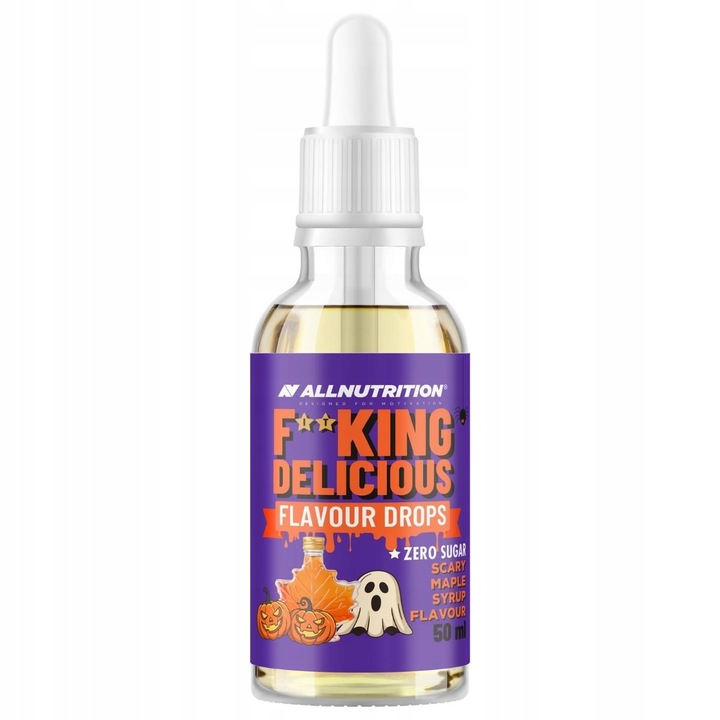 ALLNUTRITION Fitking Flavour Drops Ahornsirup zuckerfrei kalorienfreie Aromatropfen für Getränke und Speisen