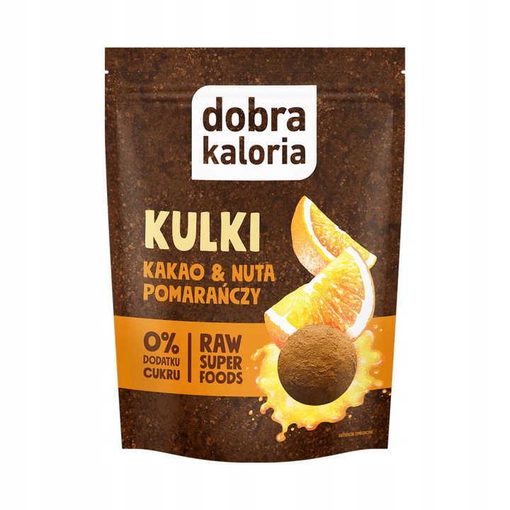 GUTE KALORIE Raw Energiekugeln mit Kakao und Orangennote ohne Zuckerzusatz